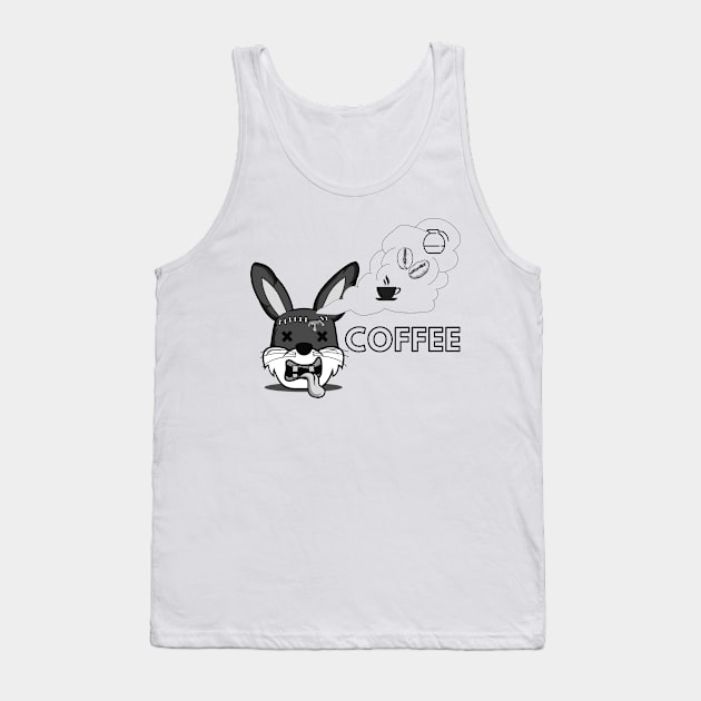 Some bunny needs coffee Tank Top by SYLPAT